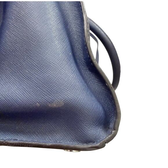 Michael Kors Dillon Satchel in Navy Blue Floral - Picture 6 of 13